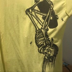 Yellow vintage vans shirt